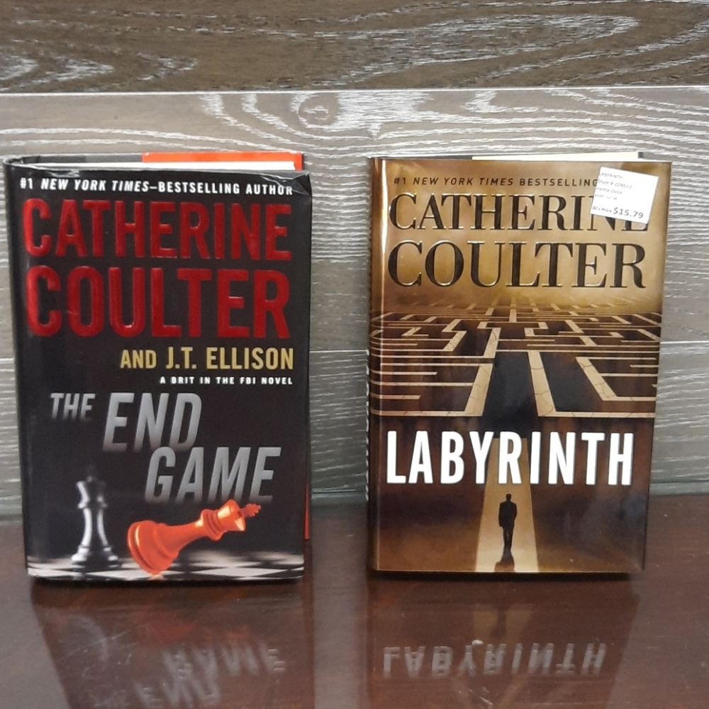 Catherine Coulter hardback books FBI/ CIA ill